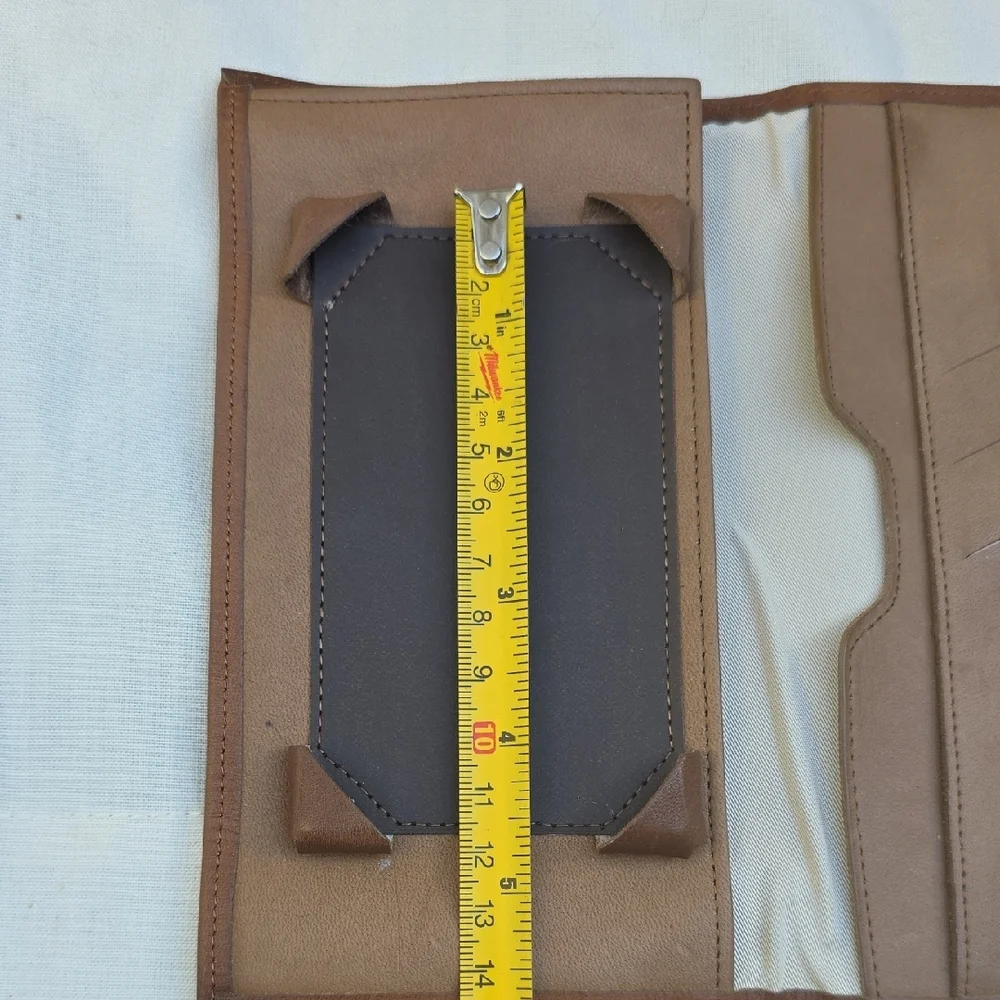 Premium Tan Leather Phone Cover